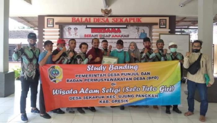 Rombongan Kades Batu dan Bengkulu Studi ke Pusat Diklat Desa Miliarder Sekapuk Gresik