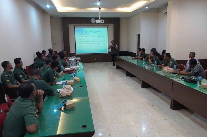 Gandeng PWI Sidoarjo, Korem 084/BJ Gelar Diklat Jurnalistik