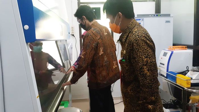 ​Bupati Madiun Sidak Pembangunan Laboratorium PCR RSUD Caruban