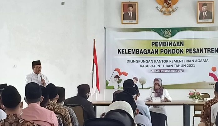 Gelar Pembinaan Pimpinan Ponpes, Kakankemenag Tuban: EMIS Ujung Tombak Lembaga