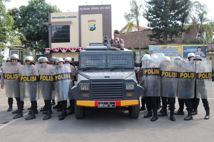 Antisipasi Konflik Pilkada, Polres Kediri Kota Tingkatkan Kemampuan Dalmas