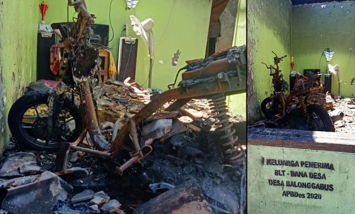 Diduga Terbakar Cemburu, Wanita di Sidoarjo ini Nekat Bakar Rumah Selingkuhan Suami