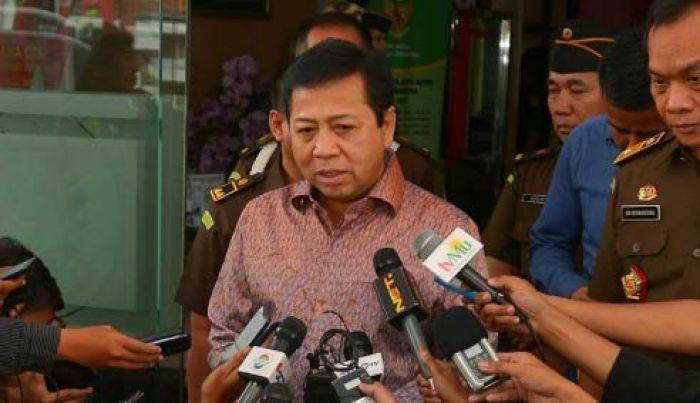 Setnov Penuhi Panggilan Kejagung: Bantah Suara Rekaman, Ngaku Ketemu Presdir Freeport