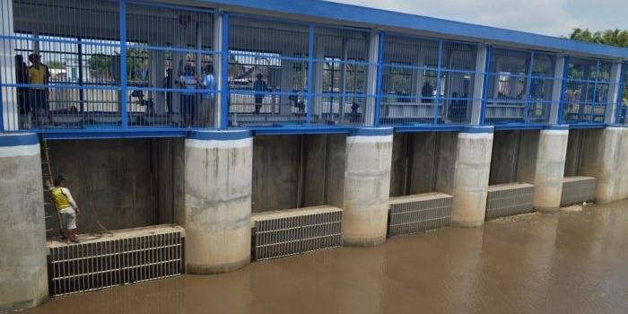 Dam Sluice di Situbondo. Foto: Hadi Harian Bangsa