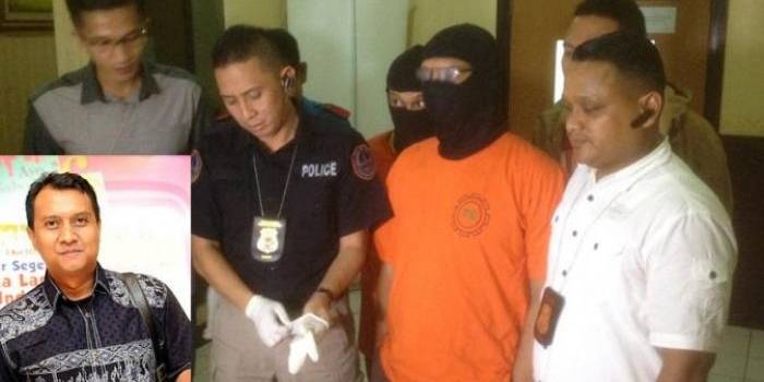 Ari "PADI" saat dirilis polisi kepada medaia. Foto: liputan6 